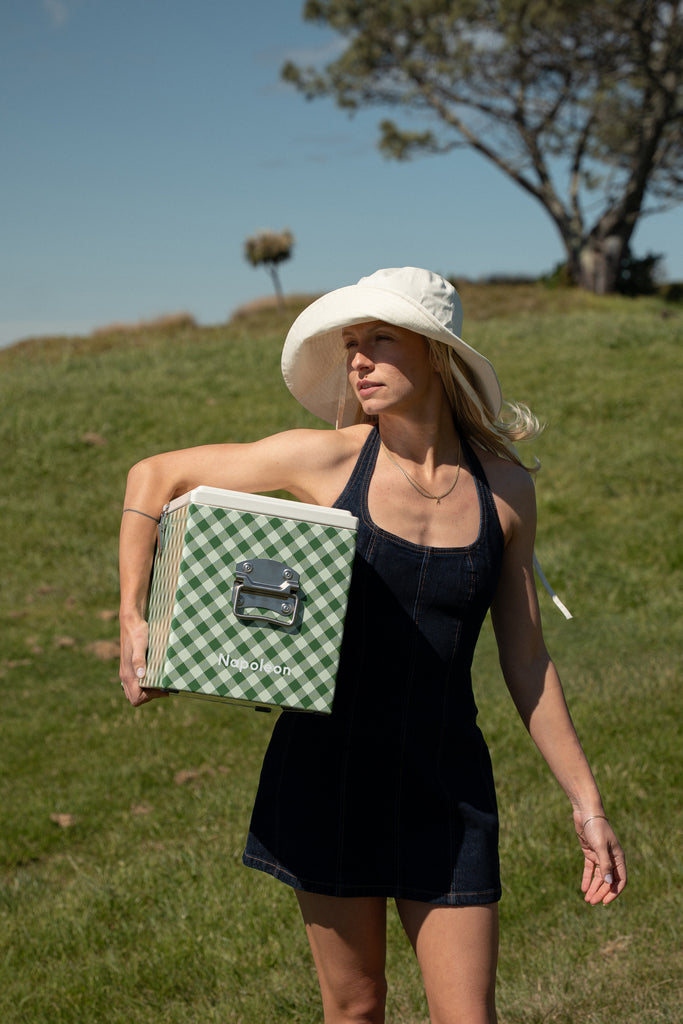 Chilly Bin - Avocado Gingham