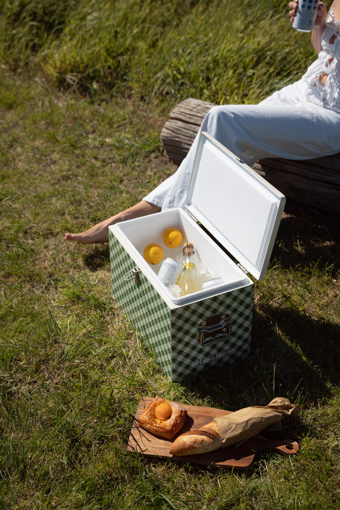 Chilly Bin - Avocado Gingham