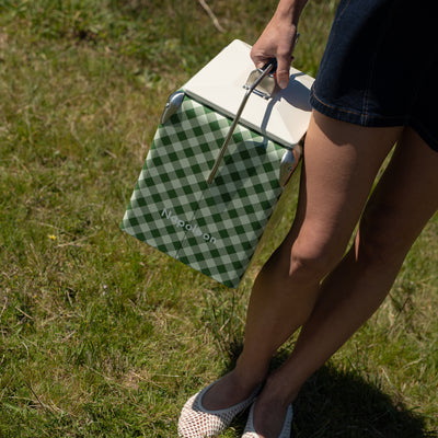 Mini Chilly Bin - Avocado Gingham