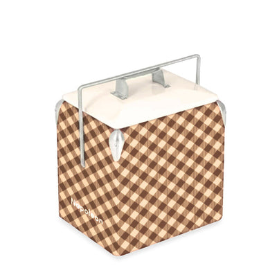 Mini Chilly Bin - Caramel Gingham