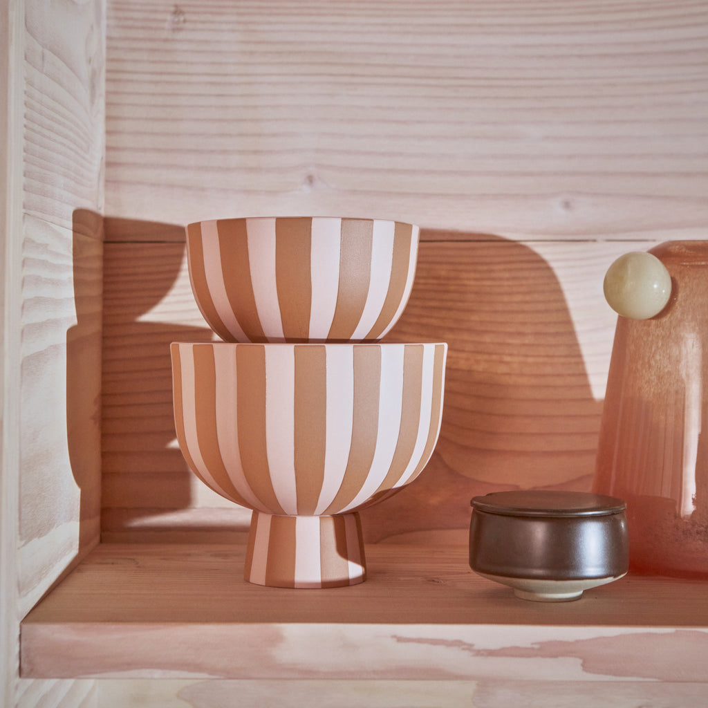 Toppu Bowls - Caramel & Rose