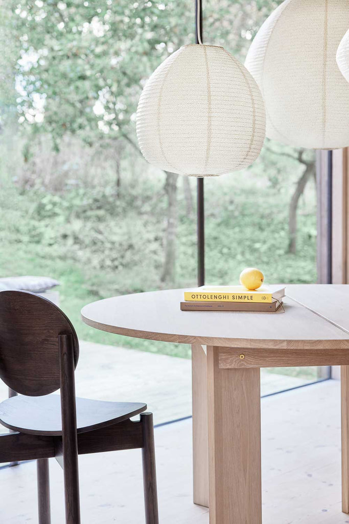 Kojo Large Paper Shade - Clay & White