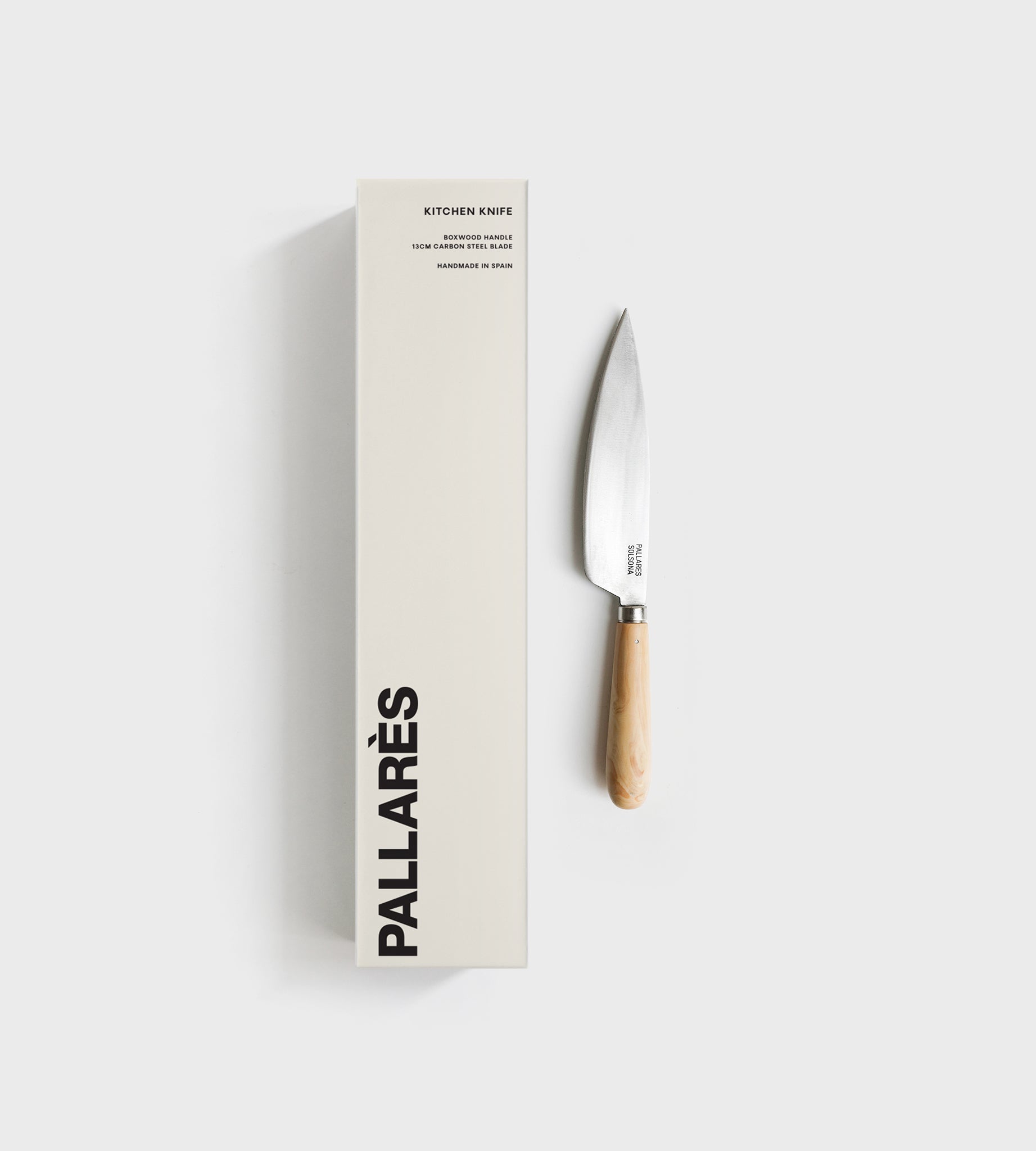 Pallares Solsona Kitchen Knives, Carbon Steel