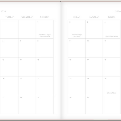 2026 Weekly Planner - Italian Summer