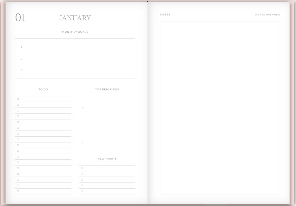 2026 Weekly Planner - Italian Summer