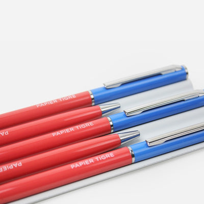 Ballpoint Pen - Blue & Brick