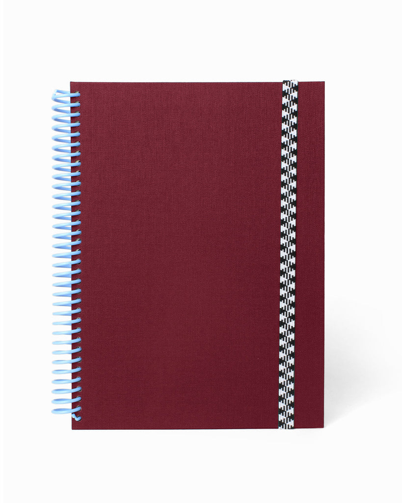 Canvas Notebook - Bordeaux