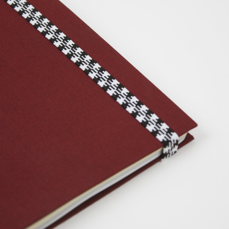 Canvas Notebook - Bordeaux