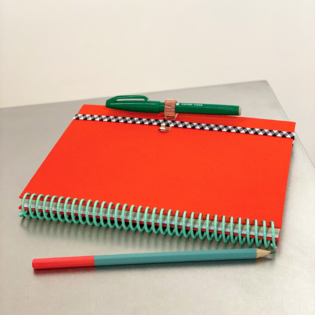 Canvas Notebook - Coral