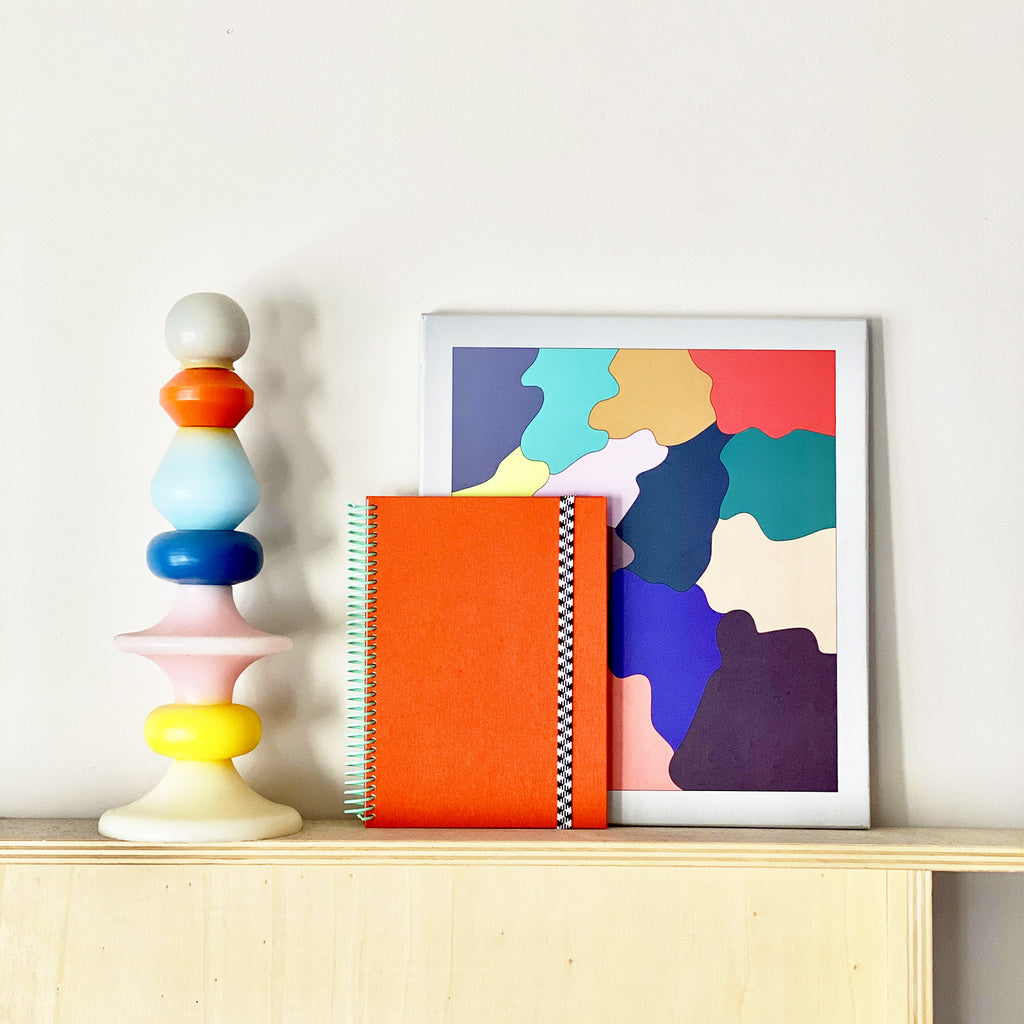Canvas Notebook - Coral