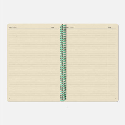 Canvas Notebook - Coral