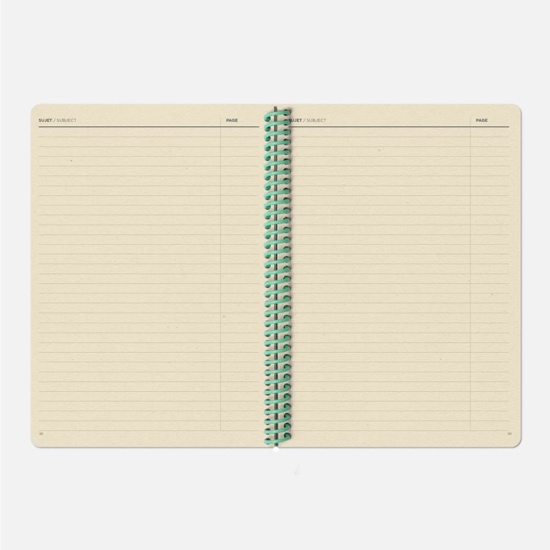 Canvas Notebook - Coral