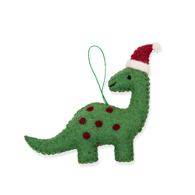 Christmas Decoration - Green Dinosaur