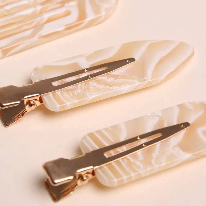 Barrette Hair Clip Set - Popcorn