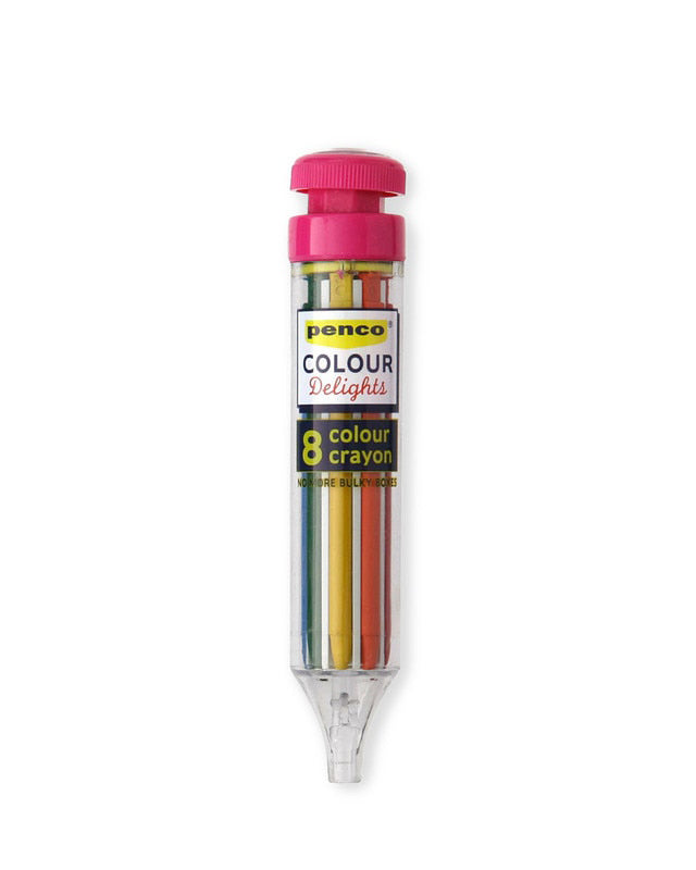 8 Colour Crayon Pen