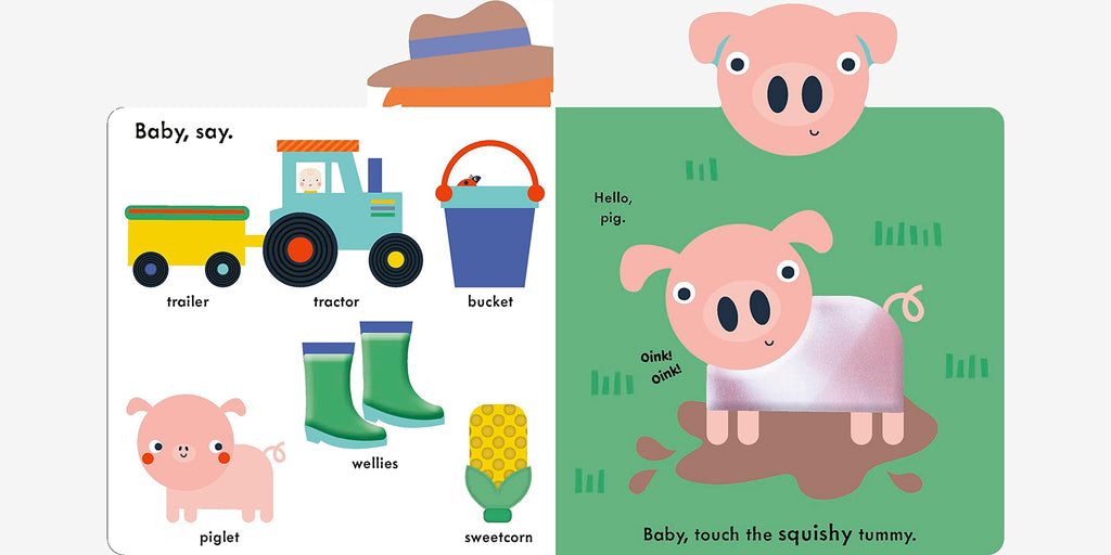 Farm Animals: Touch Board Book