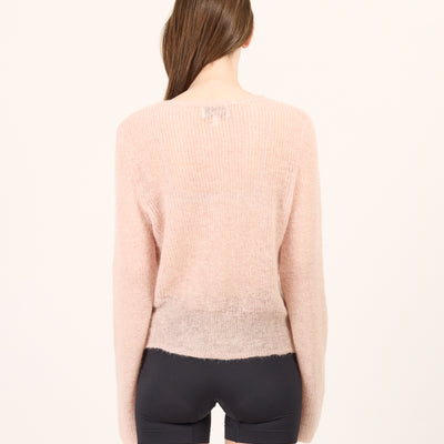 Lotus Mohair Cardi - Pink