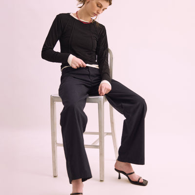 Seam Top - Black