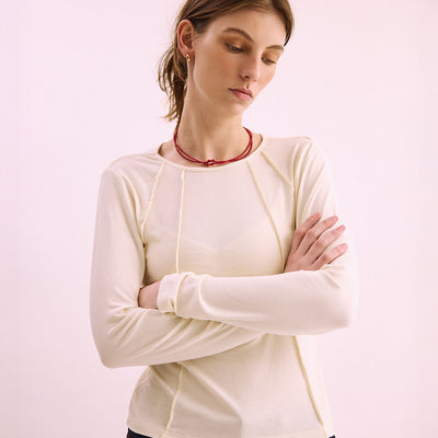 Seam Top - Ivory