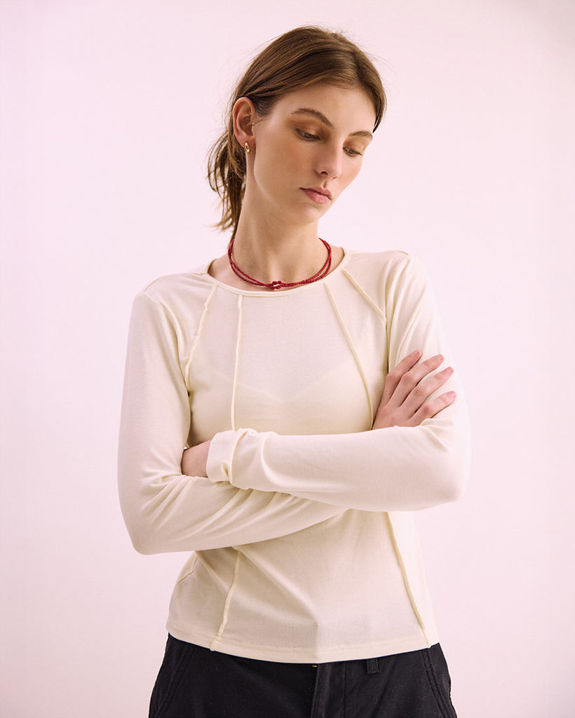 Seam Top - Ivory