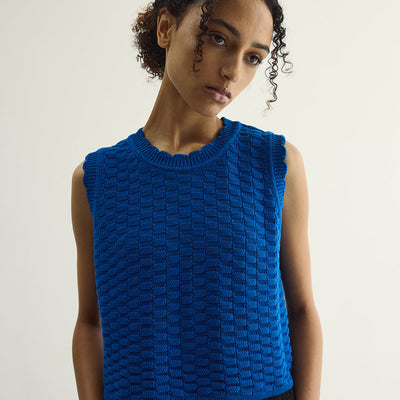 Ruth Top - Cobalt
