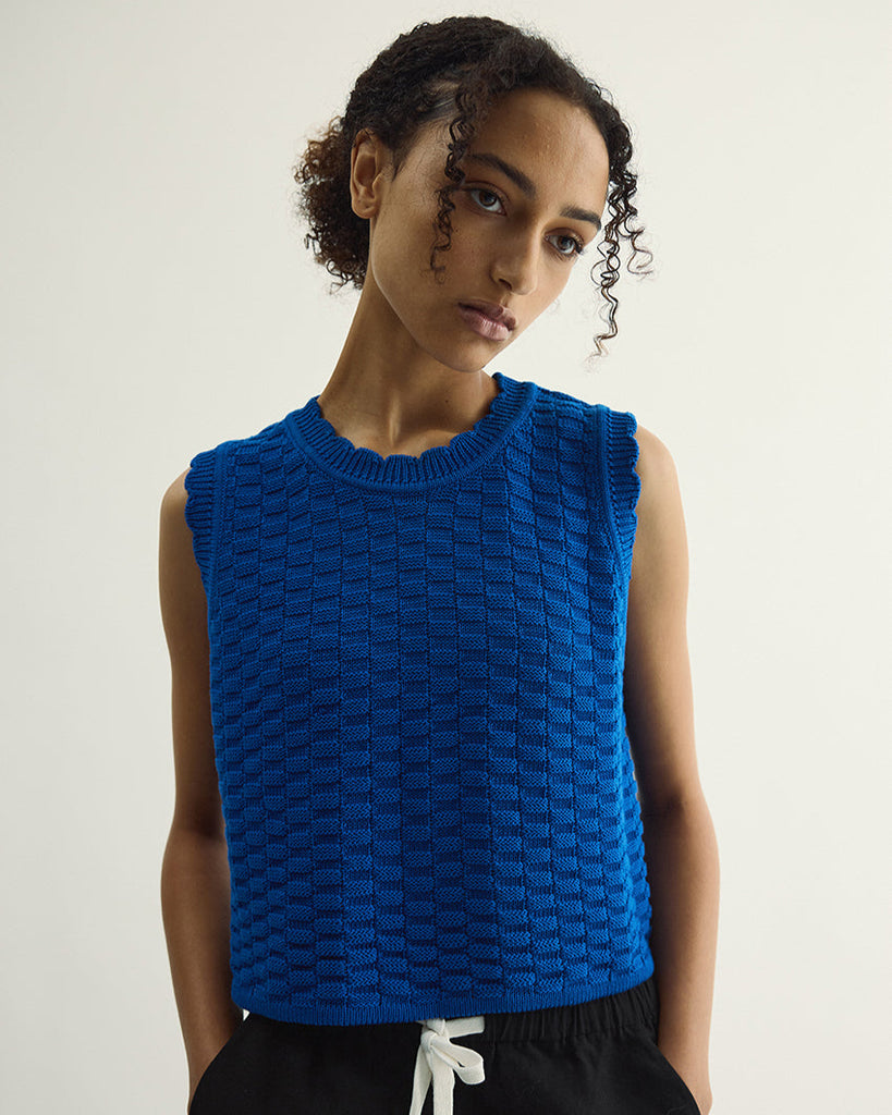 Ruth Top - Cobalt