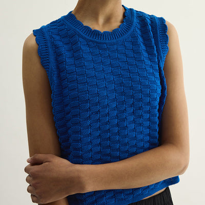 Ruth Top - Cobalt