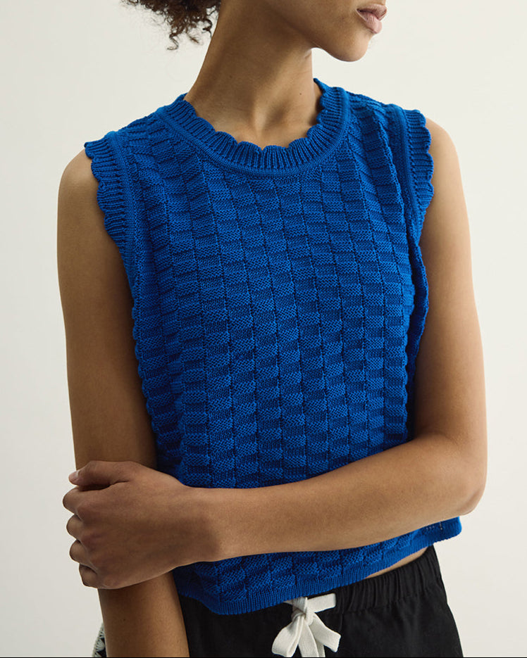 Ruth Top - Cobalt