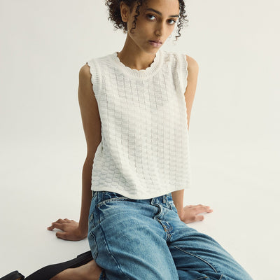 Ruth Top - White