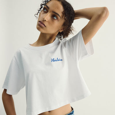 Script Crop Tee