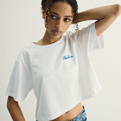Script Crop Tee
