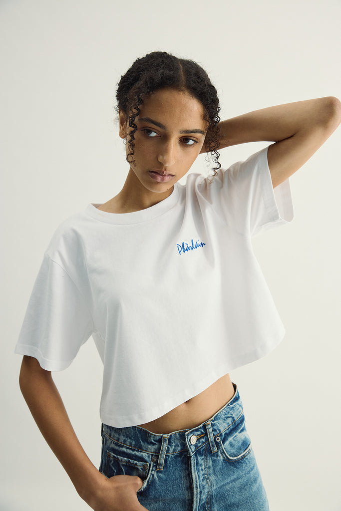 Script Crop Tee