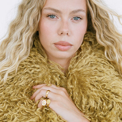Heritage Citrine Pinky Ring