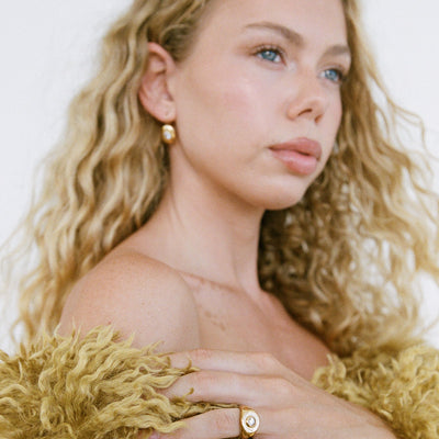 Heritage Drop Earrings - Gold