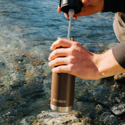 Insulated Sports Bottle - Chocolate