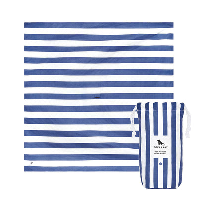 Quick Dry Beach Blanket - Blue