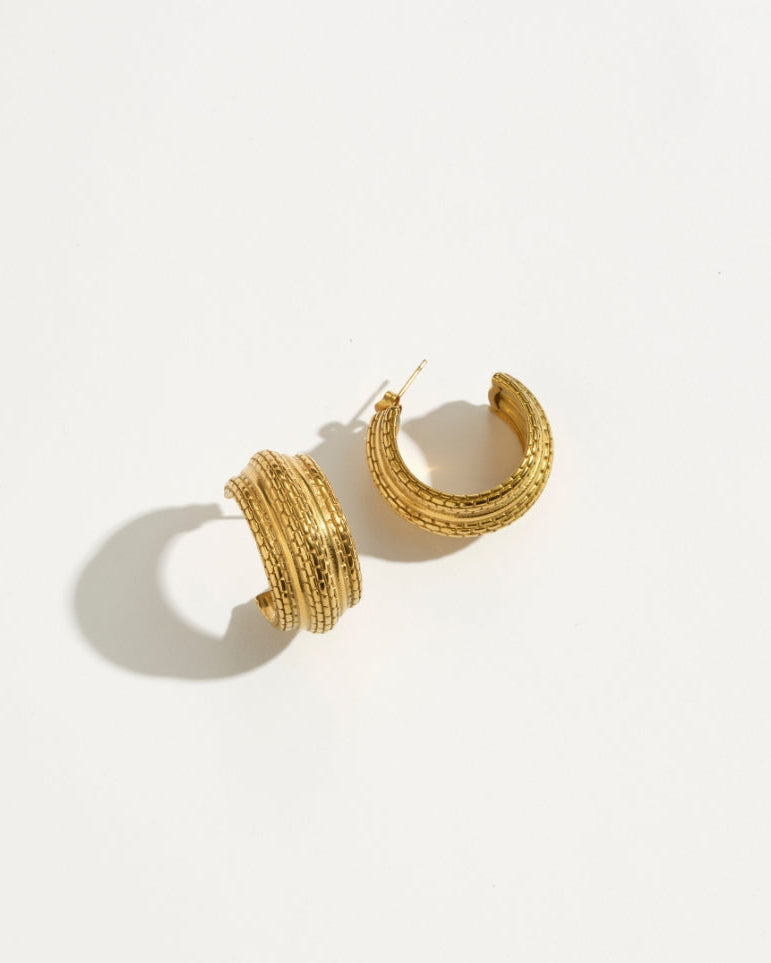Petra Hoop Earrings