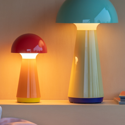 Bobbi Table Lamp - Coral