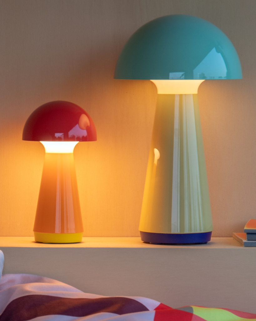 Bobbi Table Lamp - Coral