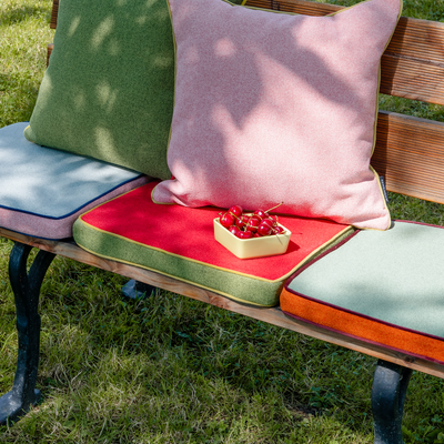 Cranberry Seat Cushion