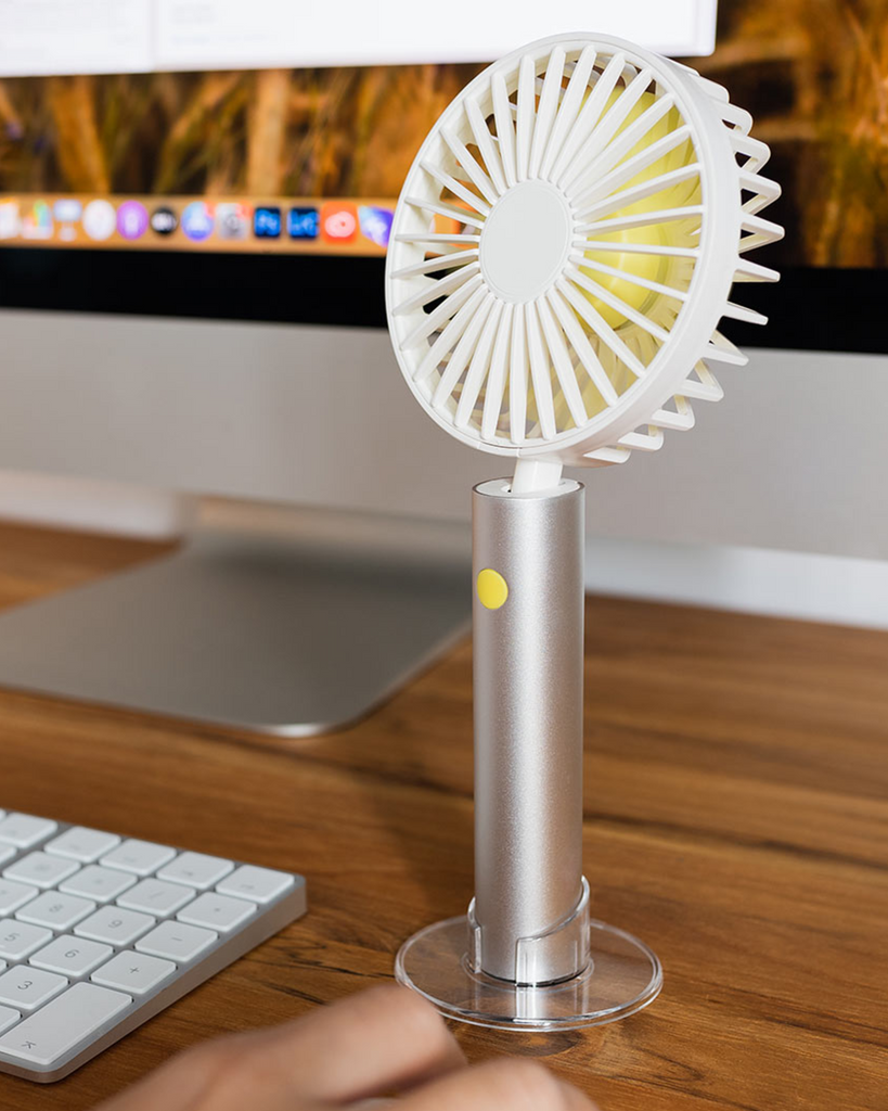 Flow Mini Fan - Silver