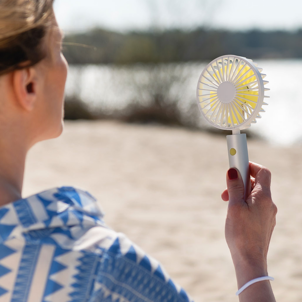 Flow Mini Fan - Silver