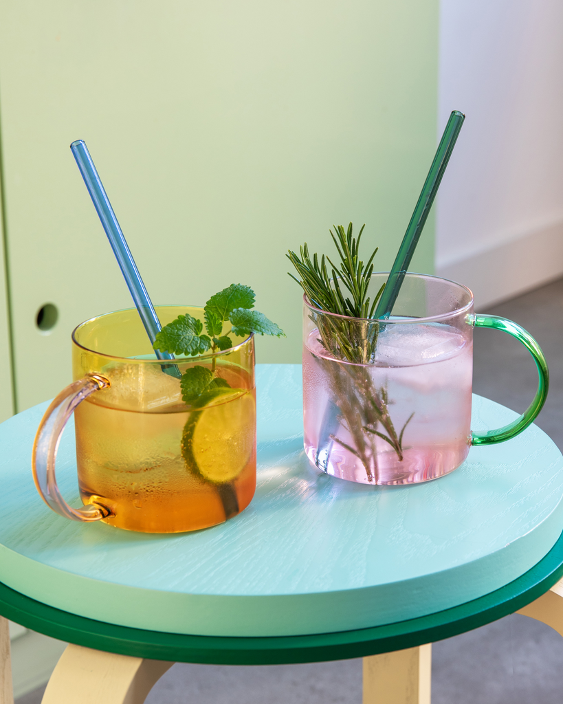 Fred Mug Set - Rose & Yellow