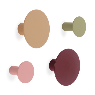 Fuchsia Wall Hooks Set