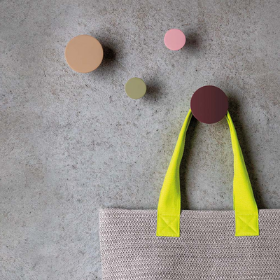 Fuchsia Wall Hooks Set