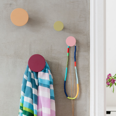 Fuchsia Wall Hooks Set