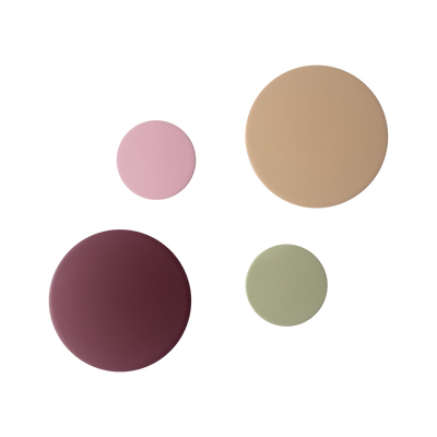 Fuchsia Wall Hooks Set