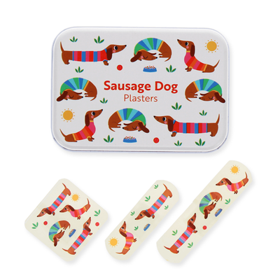 Plasters in a Tin - Sausage Dog