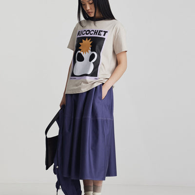 Aiden Tee - Light Grey & Ink