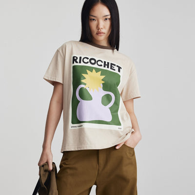 Aiden Tee - Sand Beige & Khaki